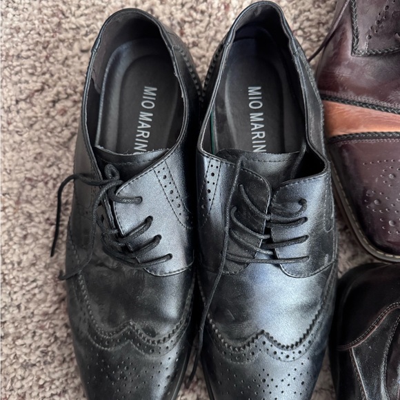 Aldo Men\'s Black Leather Dress Shoes lot main image 11